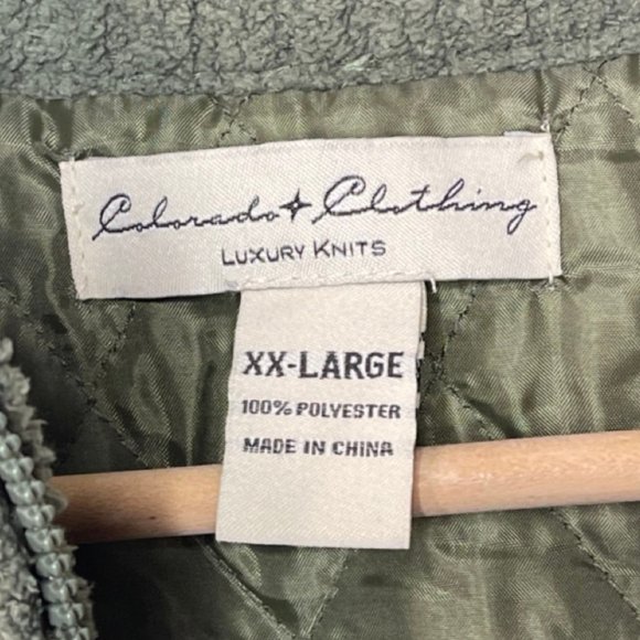 Olive Green Knit Vest - Picture 8 of 10